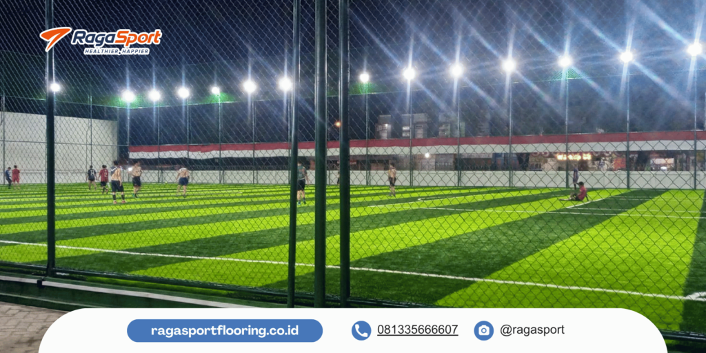 Keunggulan Menggunakan Material Rumput Sintetis untuk Lapangan Mini Soccer