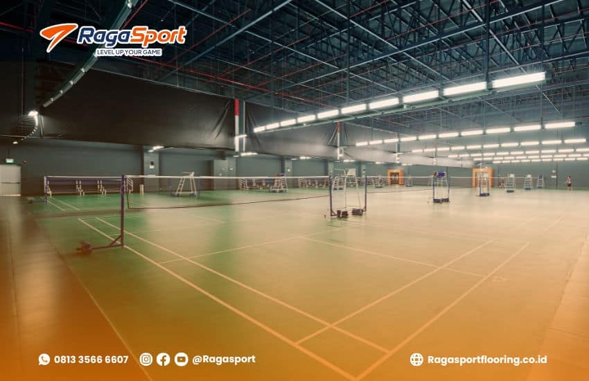 ventilasi ruangan badminton
