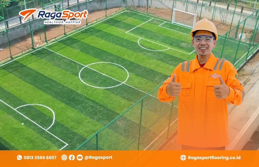 Rumput Sintetis pada Lapangan Mini Soccer