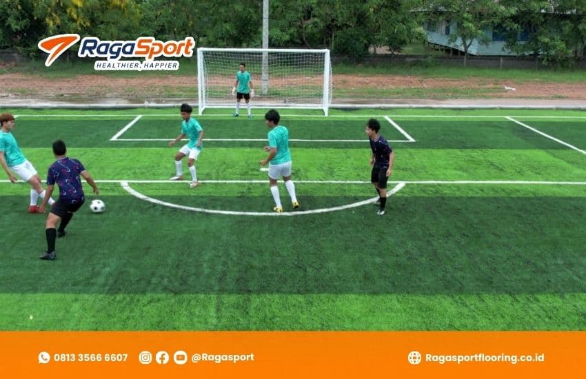 desain lapangan mini soccer