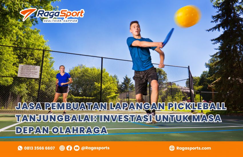 pembuatan lapangan pickleball Tanjungbalai