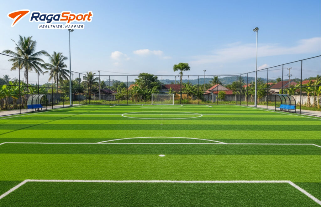 Lapangan Mini Soccer dengan Material Berkualitas di Kabupaten Sumbawa