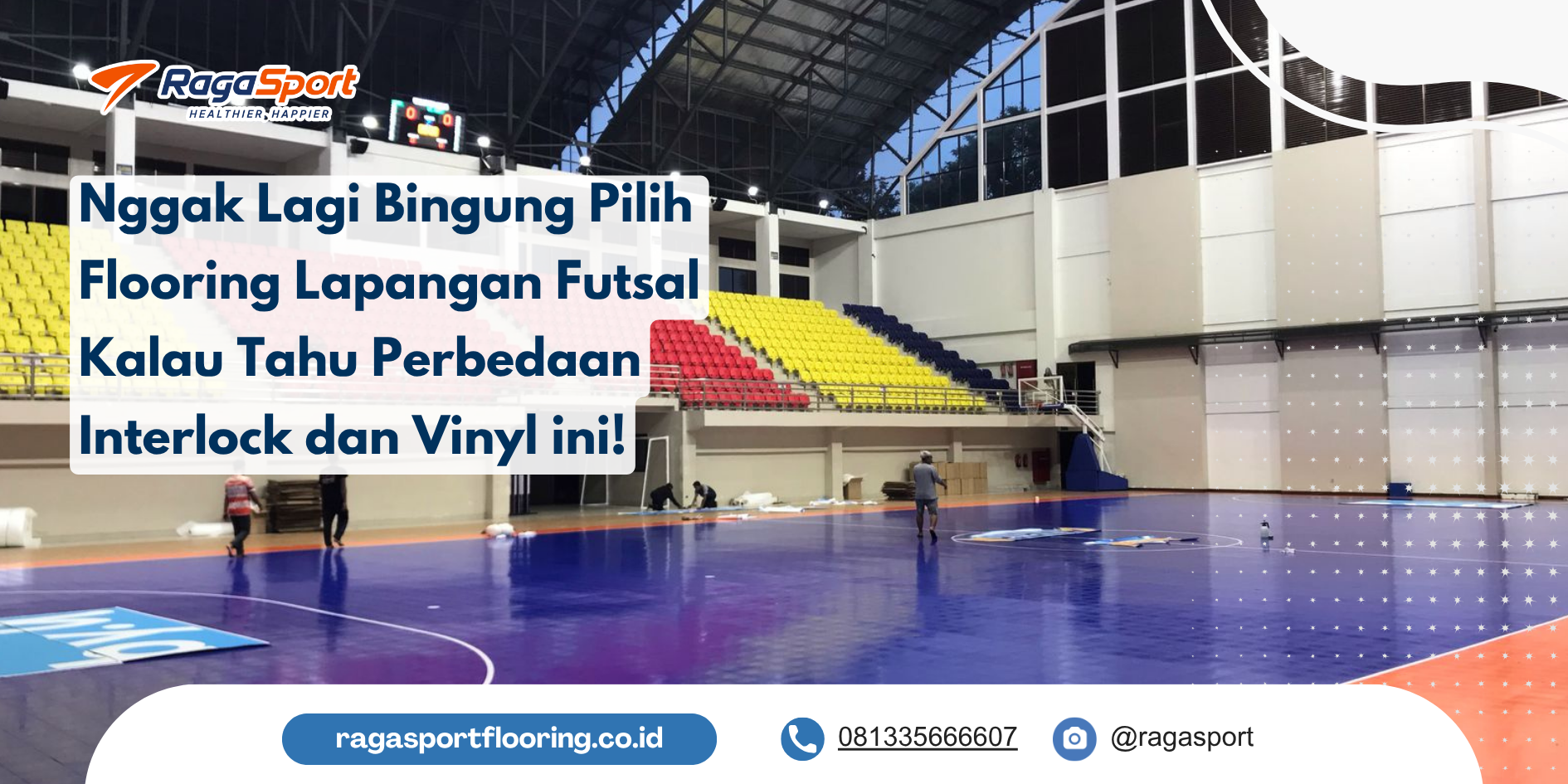 Nggak Lagi Bingung Pilih Flooring Lapangan Futsal Kalau Tahu Perbedaan Interlock dan Vinyl ini!